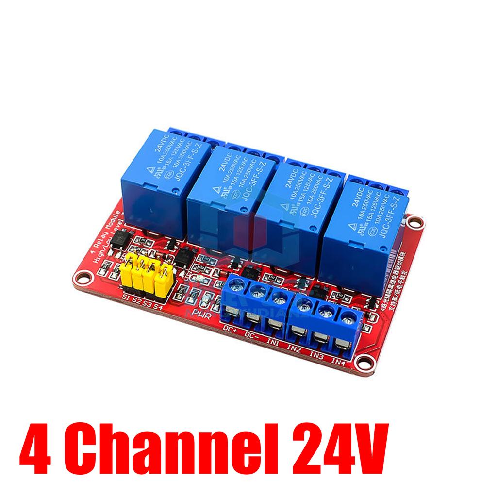 High/Low Level Trigger Relay Module 1 2 4 8 Channel 5V 12V 24V Home Intelligent Control Module With Optocoupler Isolation Output
