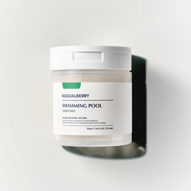 EQQUALBERRY Swimming Pool Toner Pads 220mL (70 Pads) / Soothing, Hydrating, Moisturizing, Korean Cosmetics, Kbeauty