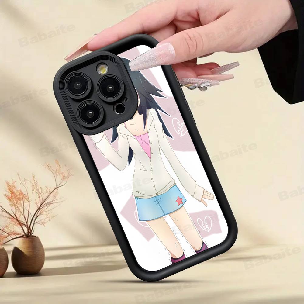 Watamote K-Kuroki T-Tomoko For IPhone 17 Pro Max 13 16 15 11 12 14 Plus Shockproof Soft Phone Cover