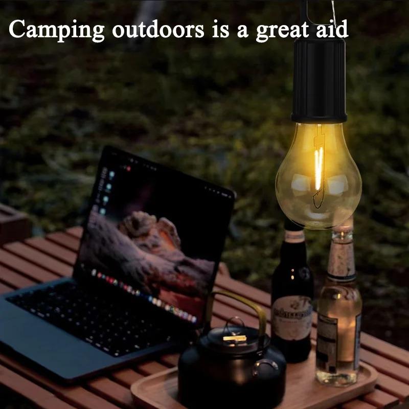 Solar Powered Camping Light Portable Led Camping Light Super Bright Solar Lantern for Emergency Waterproof Rechargeable Tent