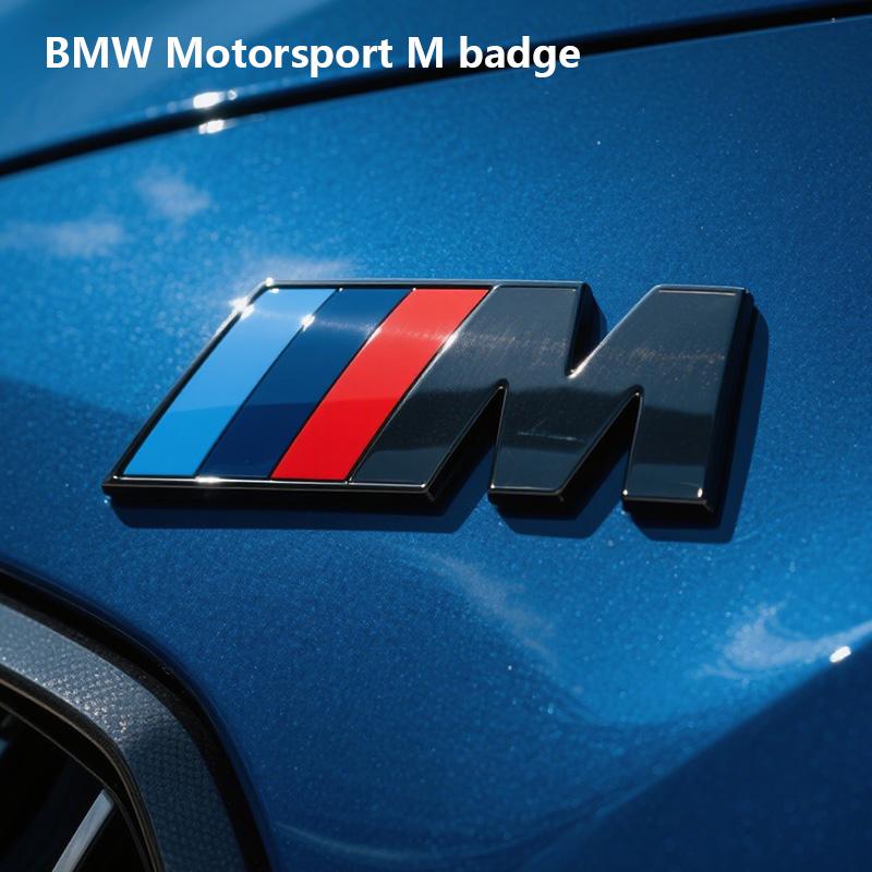 1pcs BMW M LOGO Fender Emblem Badge Rear Trunk Badge For 1 3 5 7 Series X1 X3 X5 X6 M Sports Sticker Car Accessories Styling dnsh52