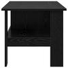 Coffee Table Black Oak Look 90 X 50 X 45 Cm Engineered Wood