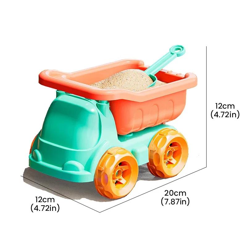 31Pc Beach Toys Set Sand-Digging Tools Sand Molds Build Sandcastles Kids Shovels Carts Buckets Outdoor Indoor Water Play Game