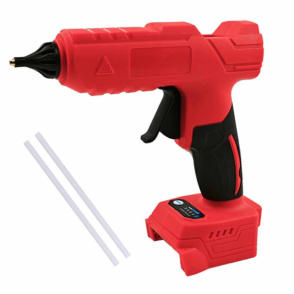 

Электрический пистолет для термоклея для аккумулятора Dewalt/Makita/Milwaukee 18 В Электрический клеевой пистолет Клеевой стержень 11 мм Пистолет для горячей сварки воздухом