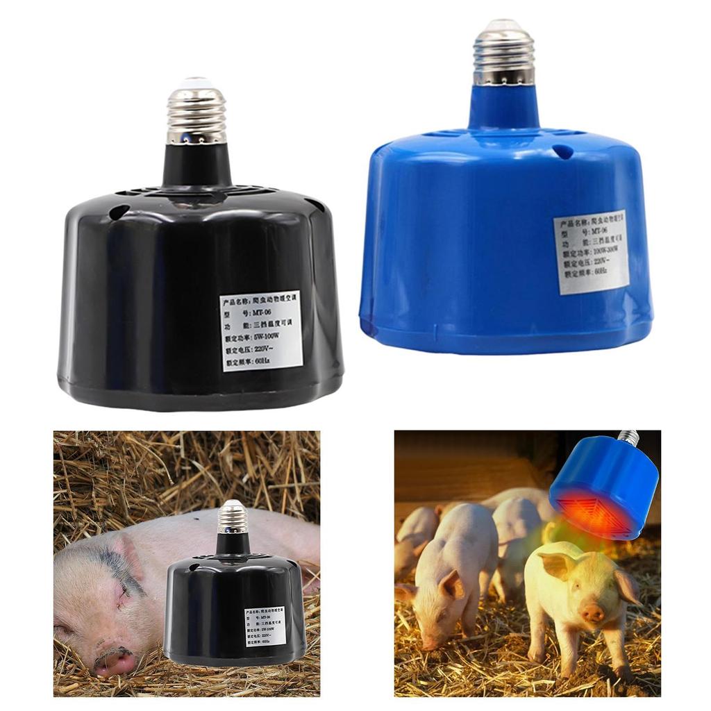 Livestock Warming Halogen Light Adjustable Heating Lamp for Chicks Bird Cage Poultry Reptile Pets Brooder