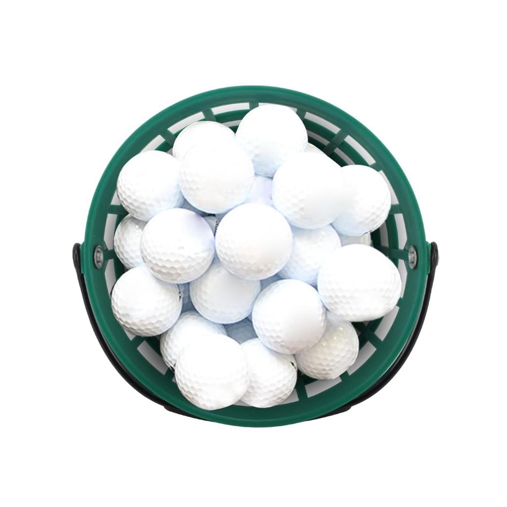 Itisyou Golf Ball Features a Convenient Handle for Easy Holds 25 and Is a Stackable Storage Ideal for Golf Driving Ranges and Sports Basket Carrying,