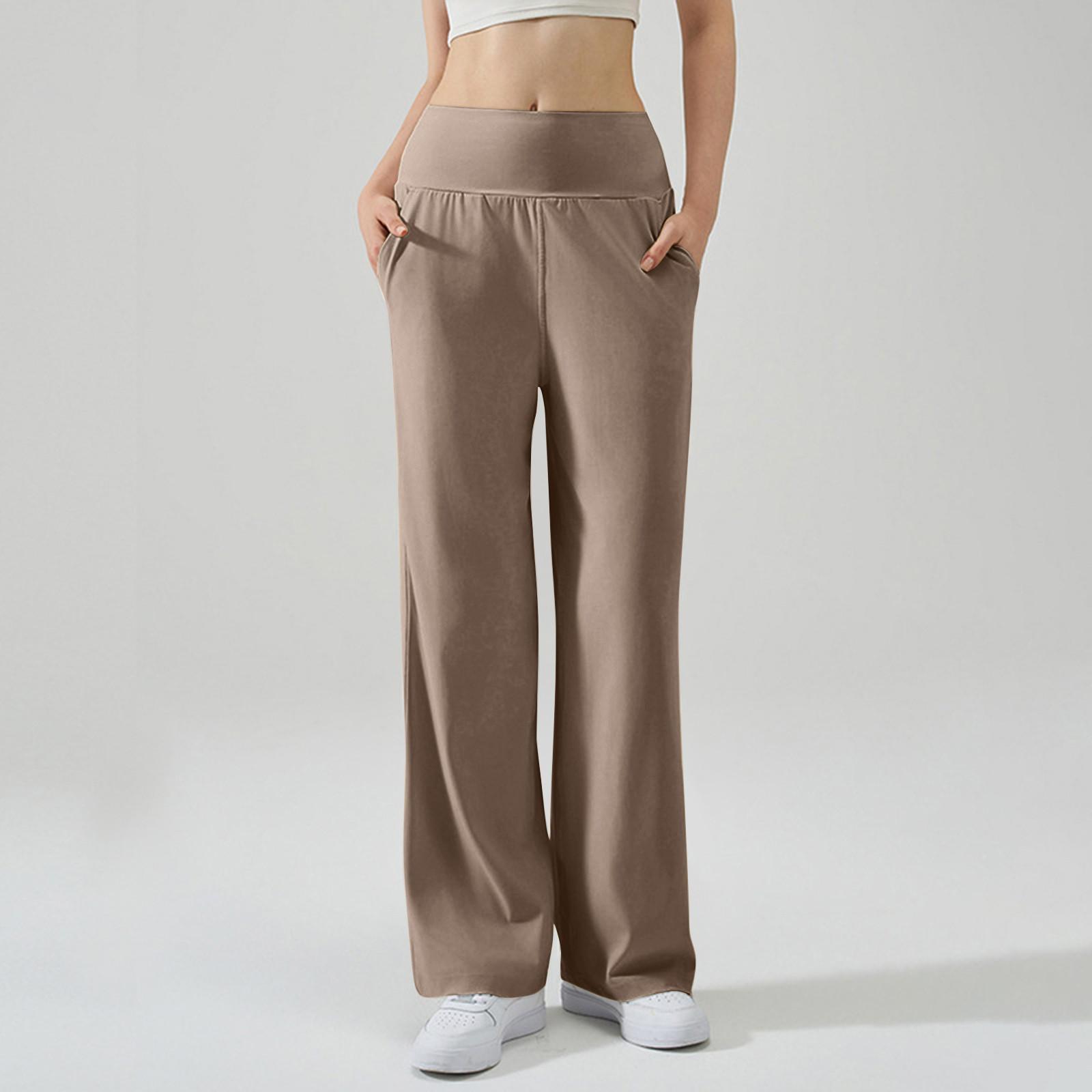 

Women s Elastic High -waist Summer Sports Lifting Hip Micro Yoga Pants High Bombs Trousers XL хакі