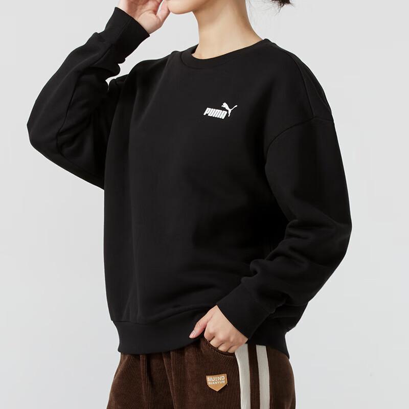 PUMA Women s Relaxed Fit Fleece Lined Hoodie M