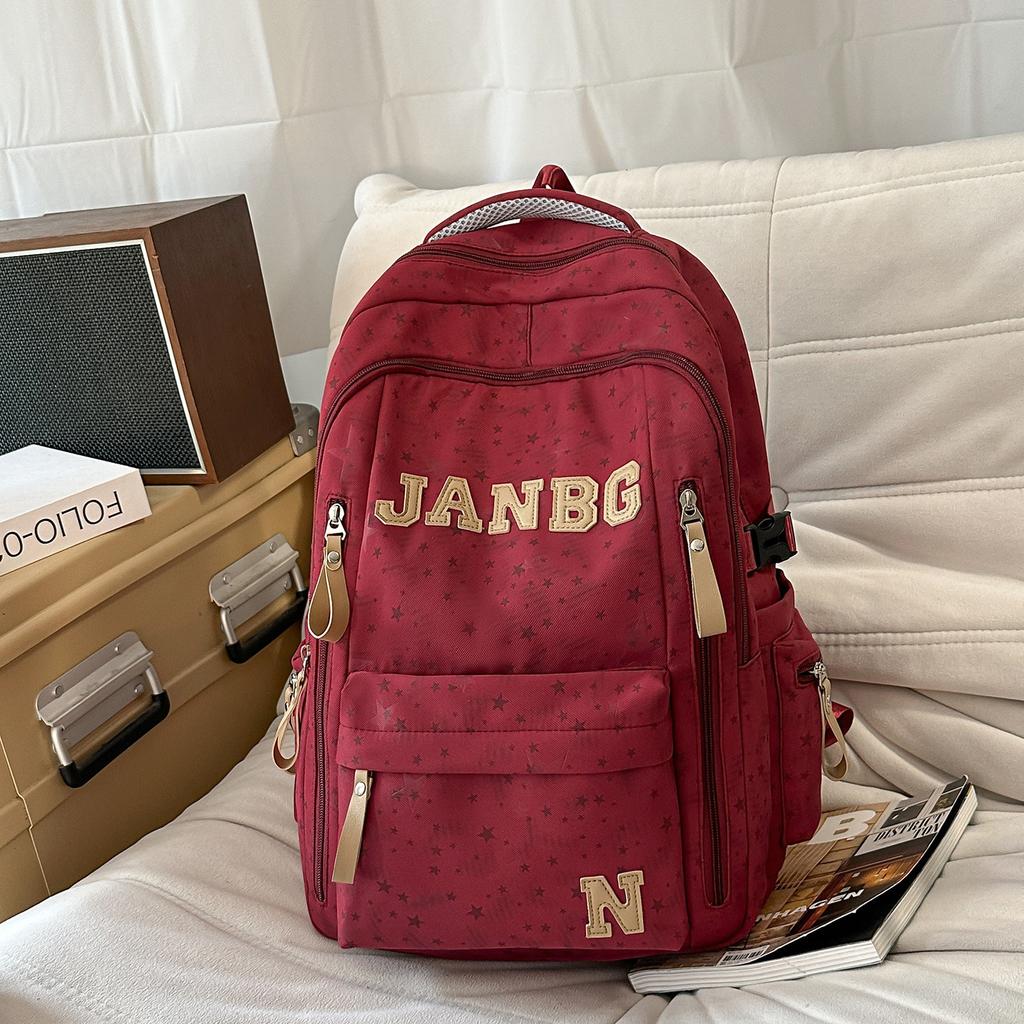 Schulranzen hoher Wert Mittel- und Oberschüler Schulranzen Koreanische Version modisch schlicht Computertasche Outdoor-Reise cool große Kapazität