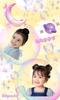 Edges42 Bun Wig, Scrunchie Wig, Kids' Hair Extensions, Shichi-Go-San Hair Accessories, Set of 2 (BlackBrown)