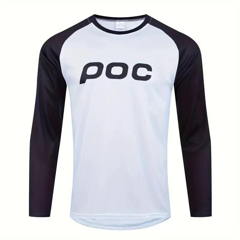 Mens Quick-Dry Long Sleeve MTB Cycling Jersey Trail Riding Downhill Mountain Bike Outdoor Sports