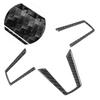 3Pcs Steering Wheel Button Frame Trim Carbon Fiber Sticker Fit for Mazda MX‑5 ND 2016‑2020