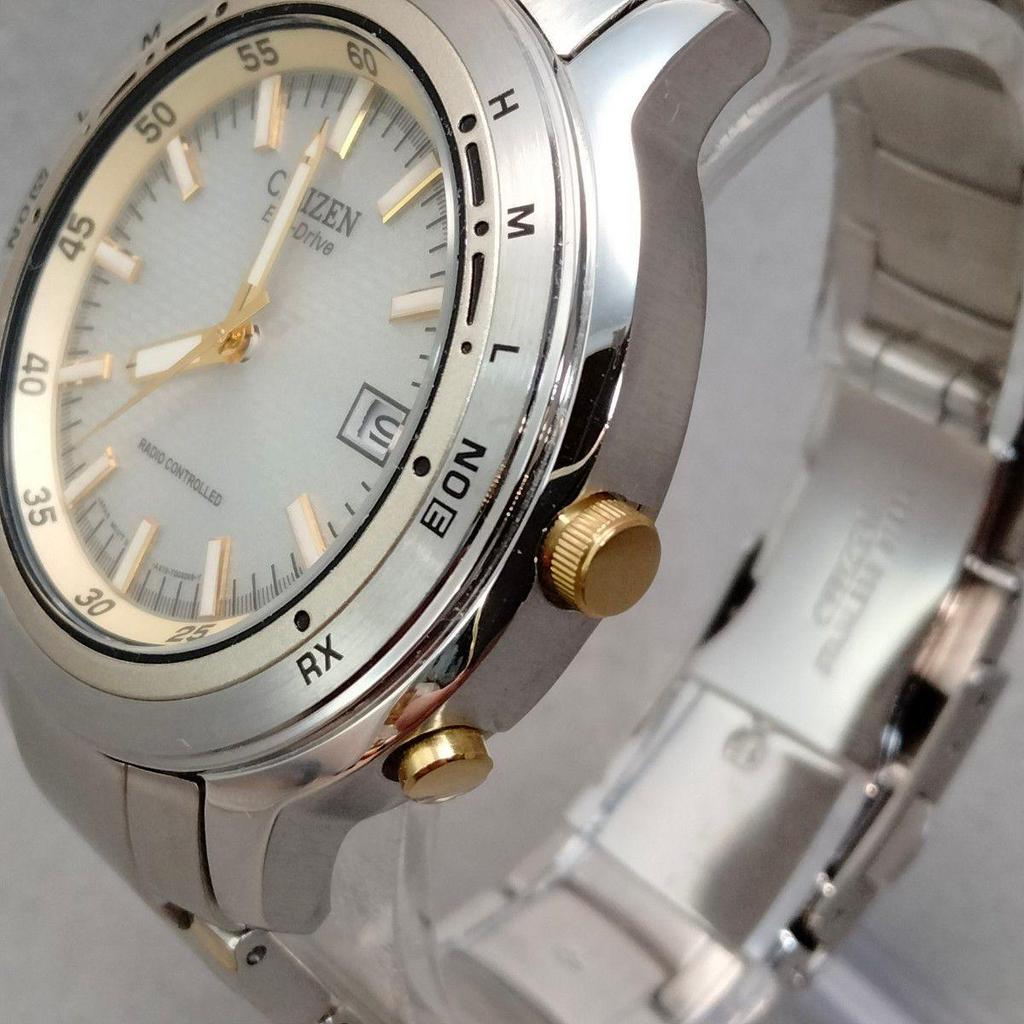 [Working item] Good condition Citizen Forma Eco Drive Radio Watch A412-T005497 CITIZEN Solar