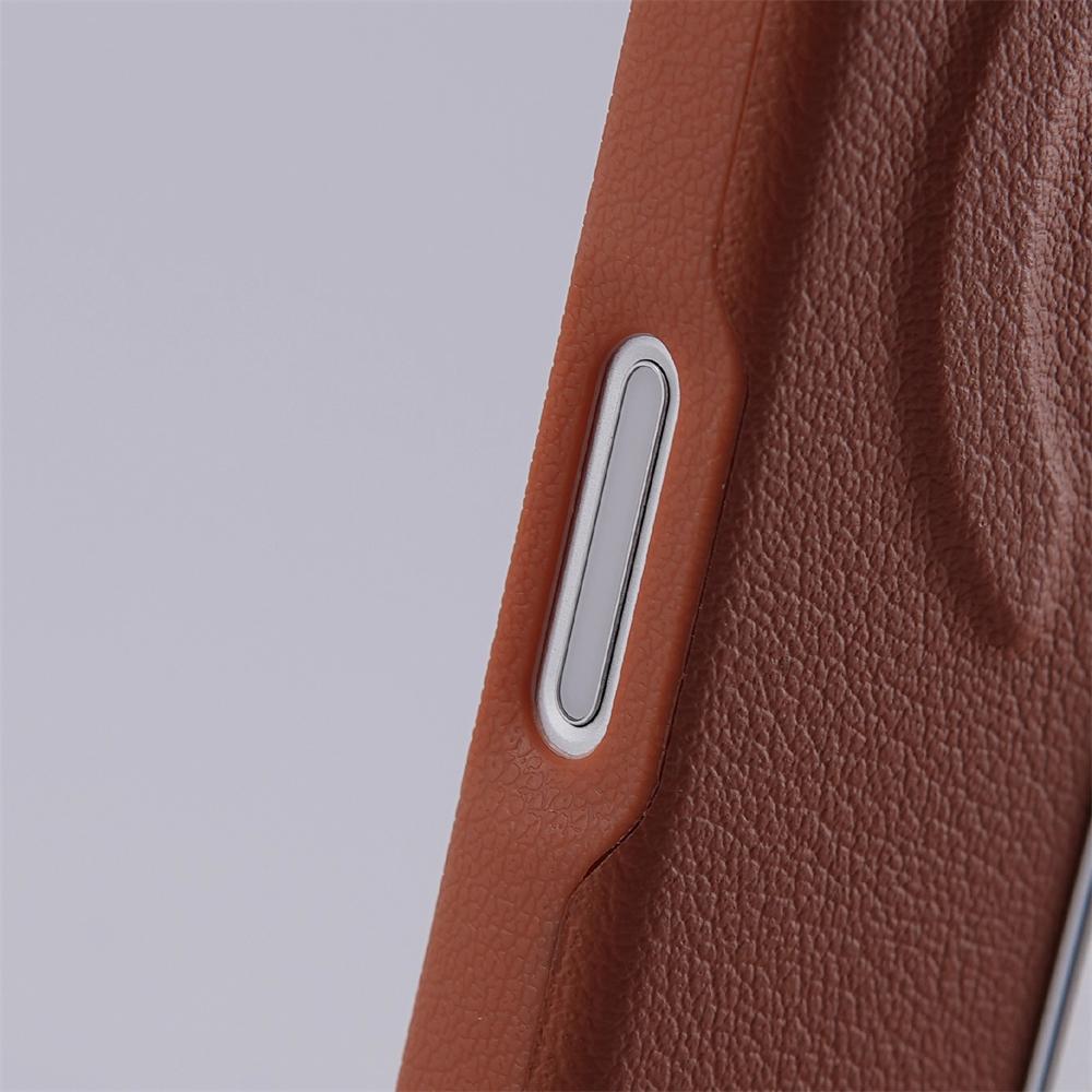 Luxury Rotation Holder Shockproof Leather For MagSafe Case For iPhone 17 Pro Max 16 15 14 13 Magnetic Wireless Charging Cover