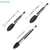 Stainless Steel Food Tongs-Heat-Resistant Silicone Grip Tongs for Cooking, Grilling & Serving (7/9/12inch, Black/Red)
