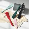 Silicone Egg Frying Spatula Slanted Edge Colorful&Heat Resistant Pot Protecting&Hanging Hole Kitchen Tool for Pancakes/Steaks