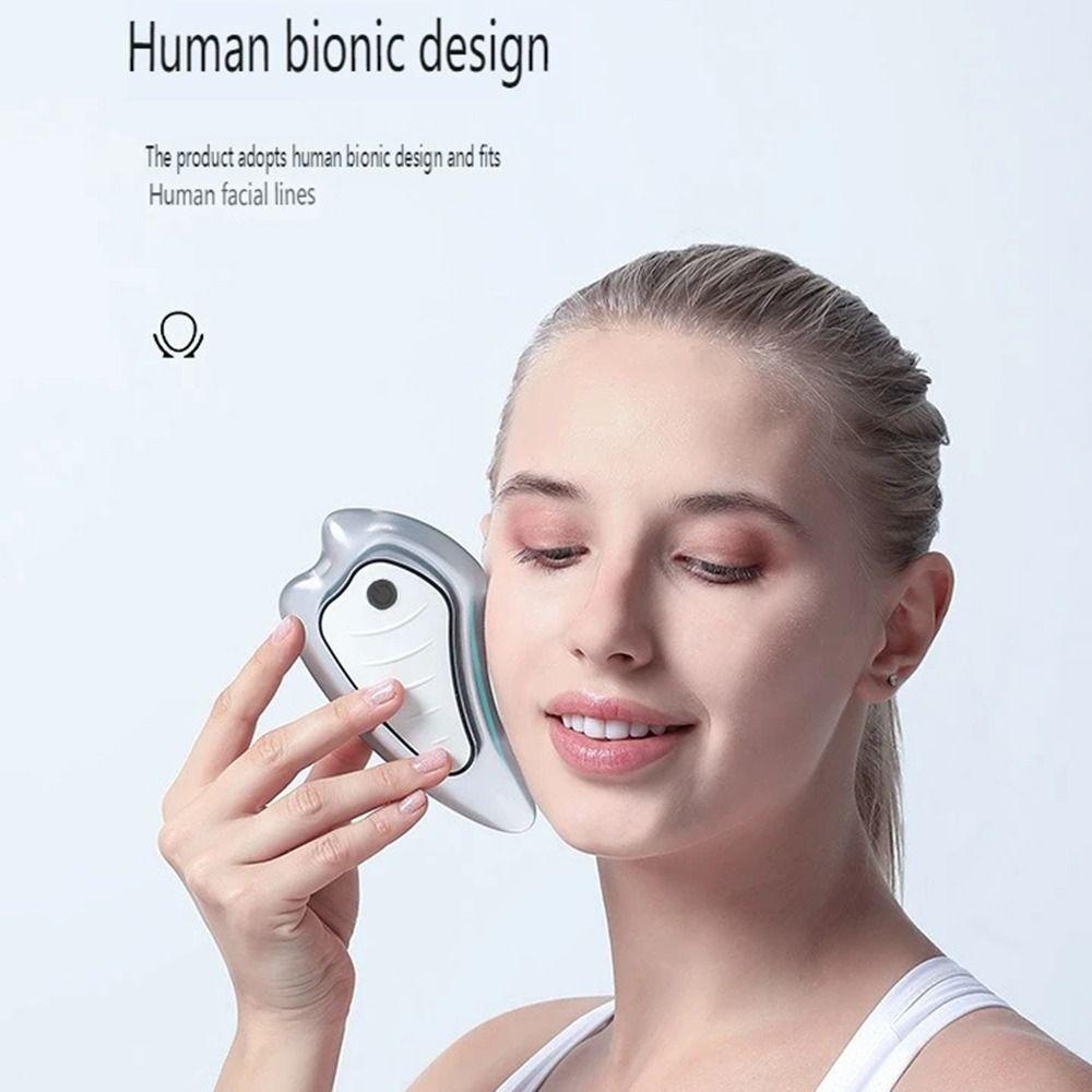 Vibration Massage Vibration Neck Lift Device Lift Tighten Facial Lift Gua Sha Board Skin Care