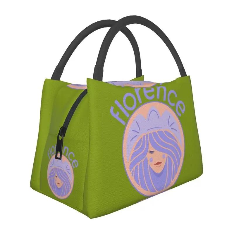 Custom Lipstick Florence By Mills Lunch Bag Women Cooler Warm Insulated Lunch Box for Picnic Camping Work Travel