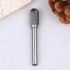 Tungsten Carbide Rotary File Burr Style C Ball Nose Cylinder 6Mm 1/4 Shank Mould Carving Tools Single Cut Milling Cutter