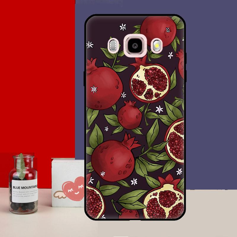 

Чехол с изображением фруктов и красного граната для Samsung Galaxy J3 J5 J7 2016 A3 A5 2017 A6 A7 A8 A9 J8 J4 J6 Plus 2018 задняя крышка J3 2017 - J330