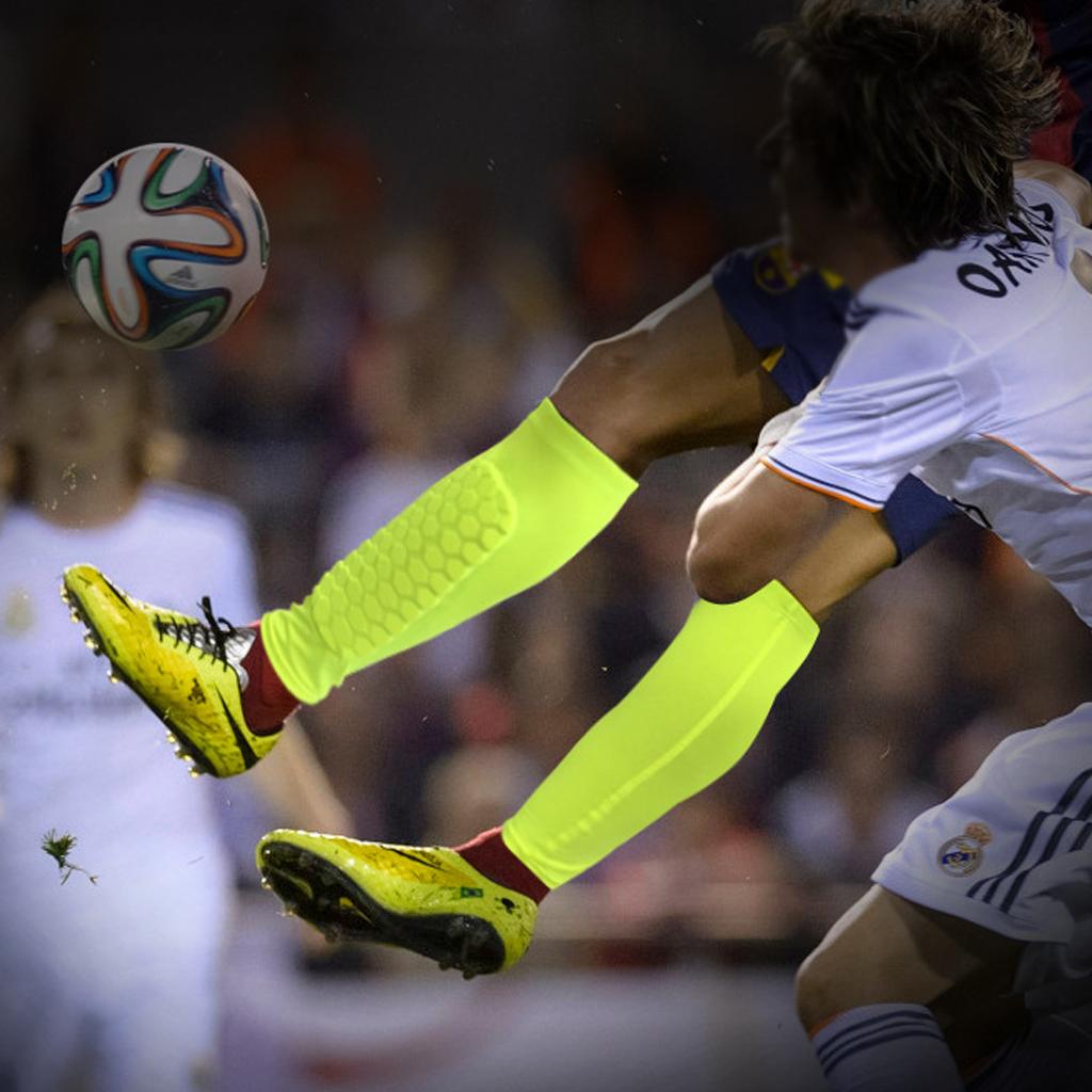 1 PC Honeycomb Shin Guard Professional Sports Football Shields Soccer Legging Shinguards Leg Sleeves Protective Gear