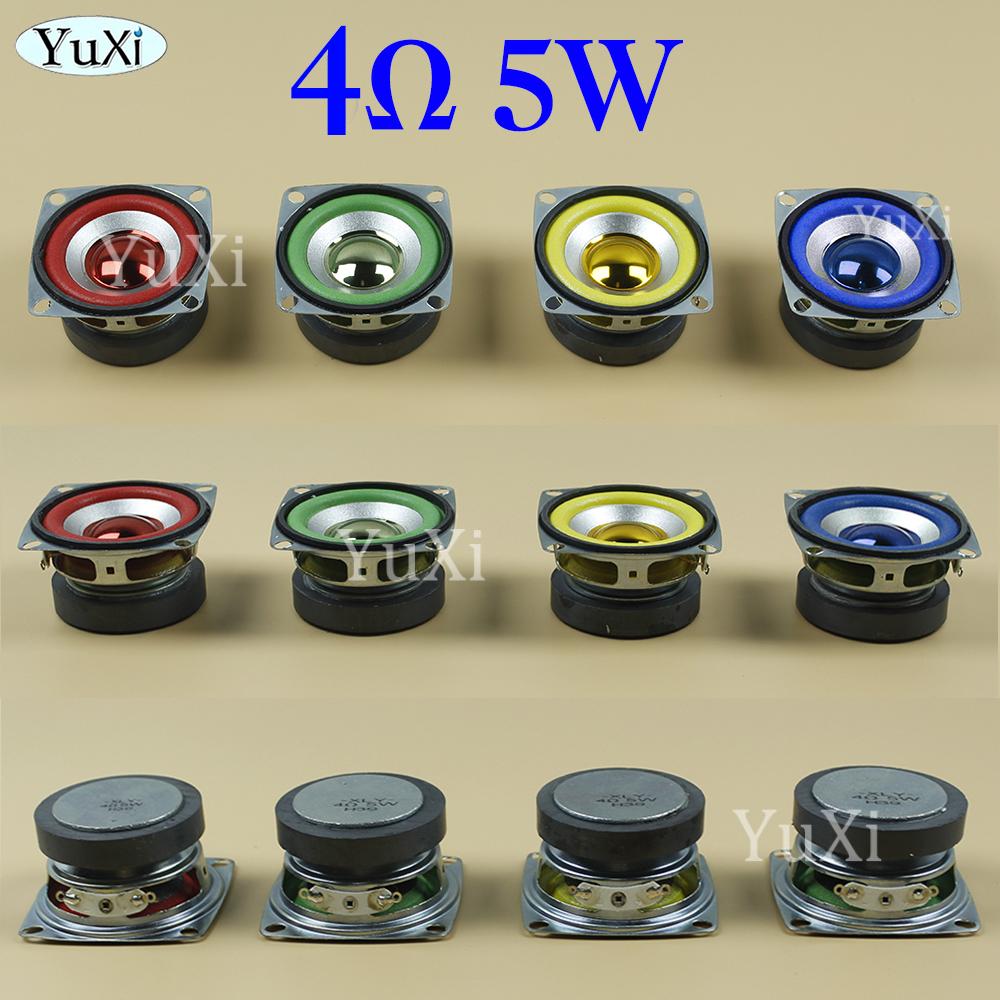 1Pc Full Frequency Speaker 5W 4Ohm Bluetooth Audio Radio External Magnetic Speaker 4Ohm 3W 53MM Square Loudspeaker