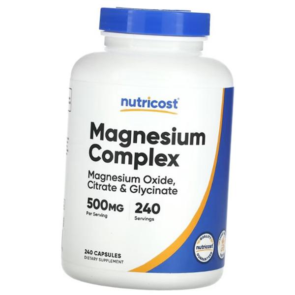 Magnesium Complex, Magnesium Complex 500, Nutricost (36647081)