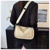 Popular small bags women's bags autumn new simple and versatile broadband shoulder messenger bag canvas pillow bag tide