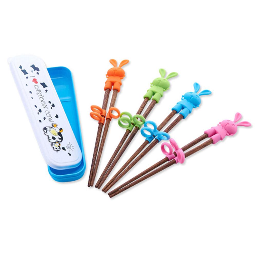 Children Adults Beginners Training Chicken Wing Wood Chopsticks Box Random