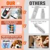 Dog Nail Trimmers Quiet Electric Pet Dog Nail Clippers Nail Clipper With Led Lights Nail Grinder High Speed Nail File Electric Clippers For Grooming S