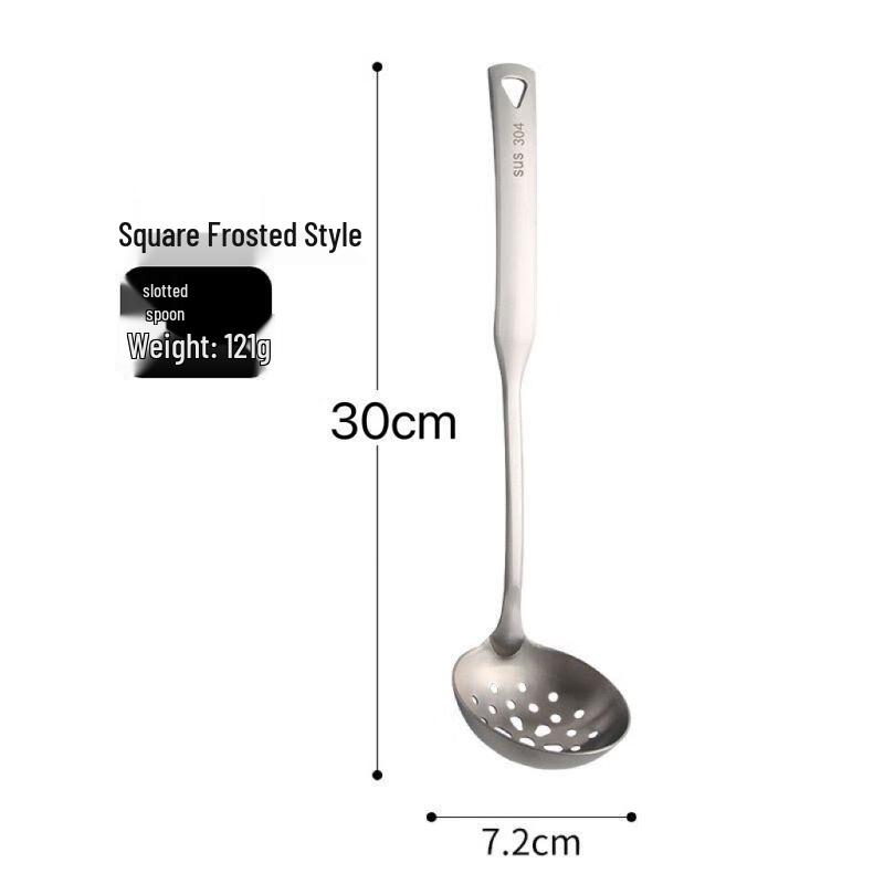 Qianxing 304 Stainless Steel Long Handle Slotted Spoon