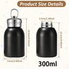 New High-value Mini Chubby Big Belly Cup 304 Stainless Steel Vacuum Thermos Cup Portable Carrying Ring Accompanying Cup