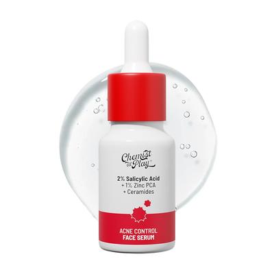 Chemist At Play 2% Salicylic Acid Face Serum For Oil Control, Pore Care, Clear-Looking Skin Texture Repair 10 Ml