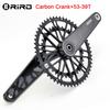 RIRO Carbon Fiber Road Crankset 29MM 50-34/52-36/53-39T Compatible with 11/12 Speed Shimano Direct Mount /110/130BCD Chainrings
