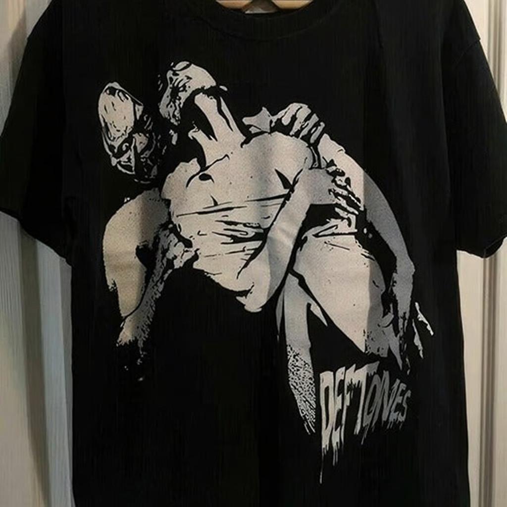 Rare Deftones Band Tour All Size Gift For Fan T-shirt L