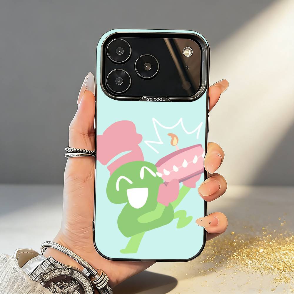 B-Bfdi B-Battle For D-Dream Etui Na Telefon Dla iPhone17 16 15 14 13 12 Pro Max Szary Czarny Matowy Laserowe Metaliczne Aurora Funda