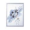 Francfranc Francfranc Art Flower Art Board Blue