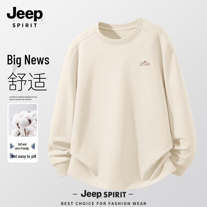 JEEP SPIRIT Men s Long Sleeve Casual T-Shirt XL