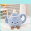 Tasses à café sur le thème de l'Afternoon Tea Rouleaux à la cannelle Théière Peluches pour enfants Cadeau créatif pour fête de thé