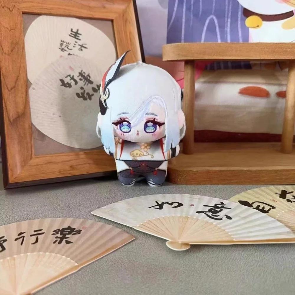 Genshin Impact Plush Dolls Venti Xiao Focalors Scaramouche Yoimiya Furina Kazuha Yae Miko Bag Pendant Keychain Stuffed Toys Gift