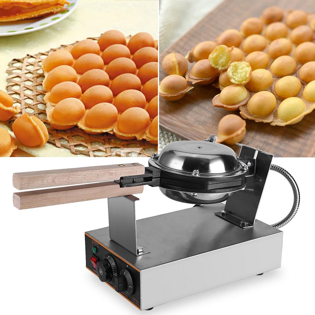 Stainless Steel Electric Egg Cake Oven Puff Bread Maker Bake Machine