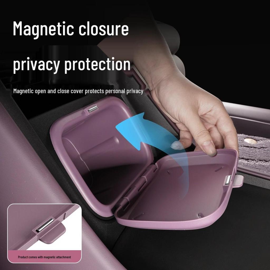 Xiaomi YU7 Center Console Multi-Functional Storage and Magnetic Trash Box