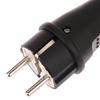 Eu Rubber Waterproof Socket Plug Electrial Grounded European Connector With Cover Ip54 For Diy Power Cable Cord 16A 250V