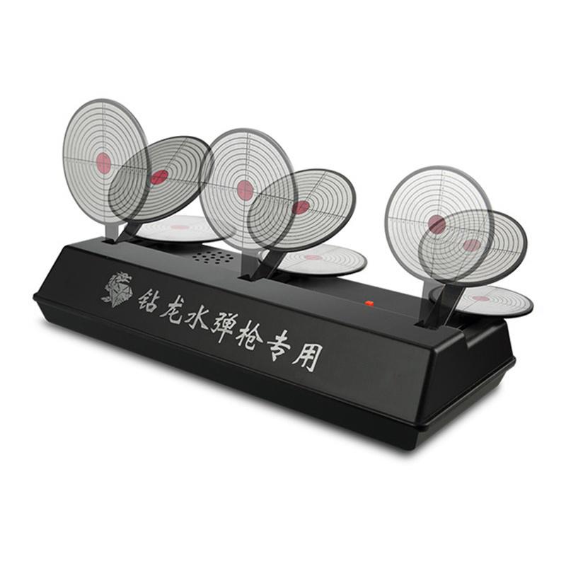 3-Plate Automatic Reset Targets for All Toy Gun Children Gift