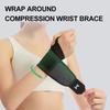 Adjustable Wrap Sports Wristband Black Hand Wrist Guard Universal Wrist Compression Strap  Workout