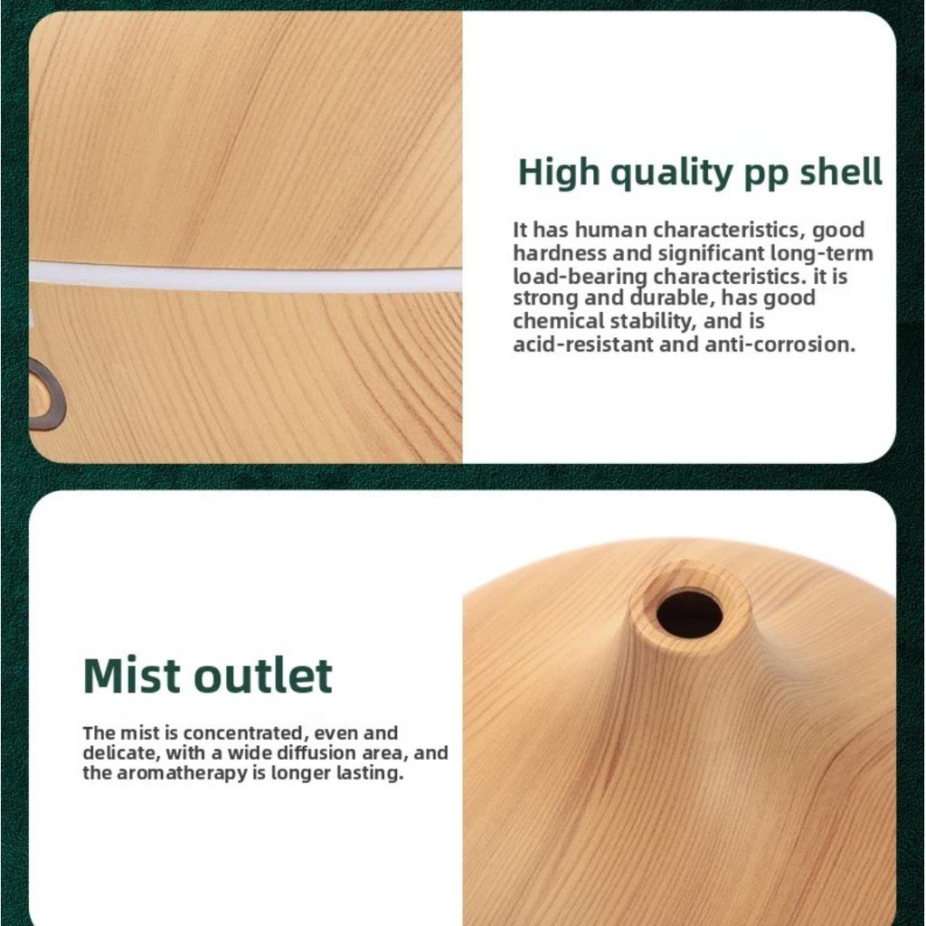 Home Aromatherapy Machine Night Light Humidifier Onion Wood Grain Aromatherapy Machine Essential Oil Aromatherapy Machine Automatic Fragrance Diffuser