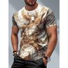 New Demon Angel 3D Print T-Shirts Men Women Summer Round Neck Short Sleeve
