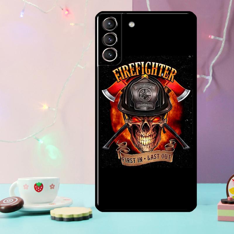 Rescue Fire Dept Phone Case For Samsung Galaxy S24 Ultra S20 S21 S22 S23 S25 Ultra S9 S10 Plus S24 FE Cover