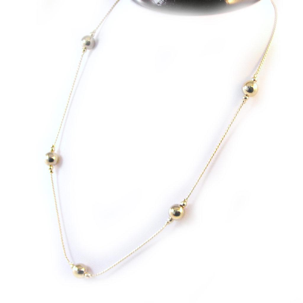 Les Trésors De Lily [G1769] - Vergoldete Halskette 'Choreografie'