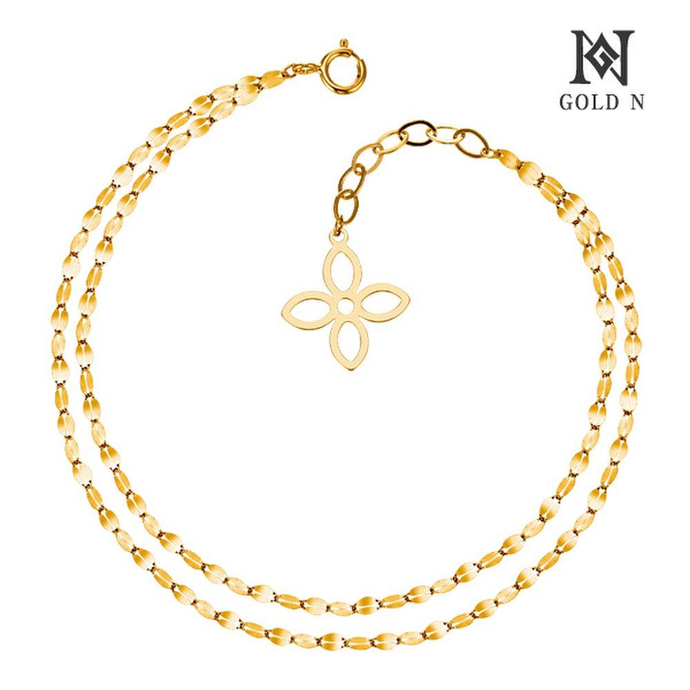Gold N 14K Flormi Double-Line Bracelet